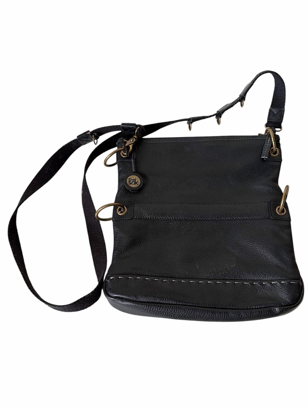 The Sak black leather crossbody bag